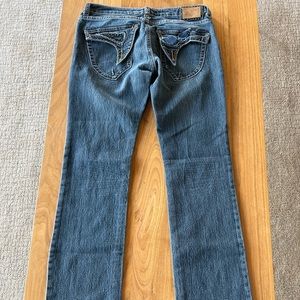 Grayish Blue Robins Jeans